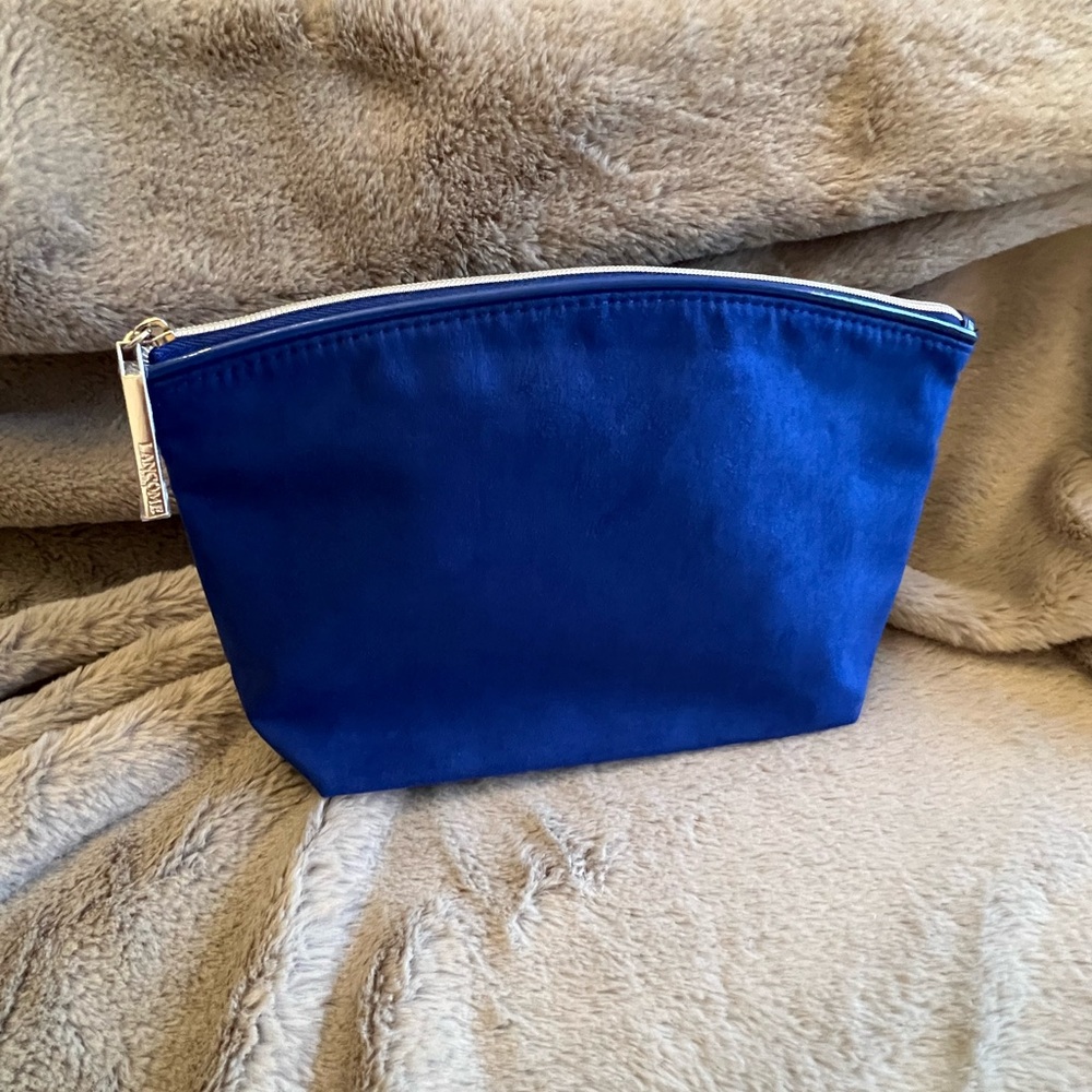 Lancome Blue Velvet Cosmetic Bag